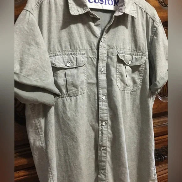 Mens grey -p d & c - Shirt - Picture 9 of 13